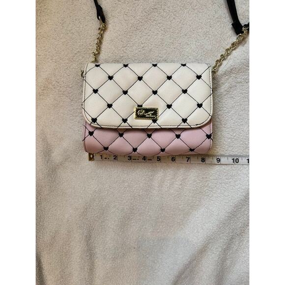 Luv Betsey by Betsey Johnson Quilted Crossbody Bag with Detachable Coin Pouch - Picture 9 of 16